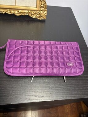 Lug Tango Quilted Purple Travel Wallet